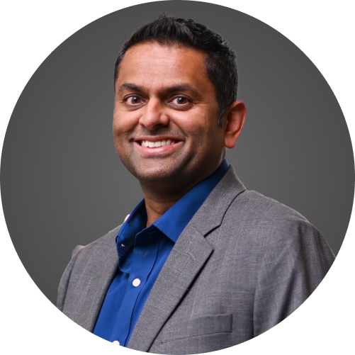 Dr. Suraj Reddy in a suit